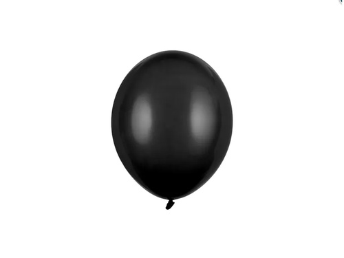 Balony lateksowe pastelowe czarne - małe - 100 szt.