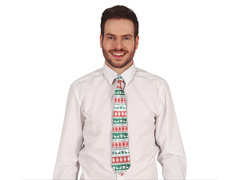 Krawat świąteczny na Boże Narodzenie