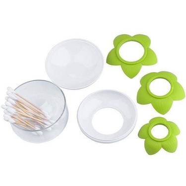 Pojemnik na pałeczki i wykałaczki Lotos - zielony