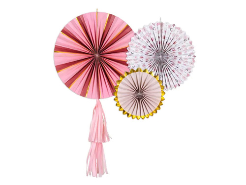 Rozetki wiszące Kwiaty - 3 szt.