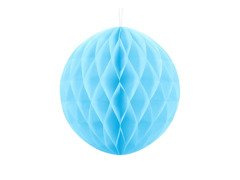 Dekoracja wisząca kula błękitna - 30 cm - 1 szt.