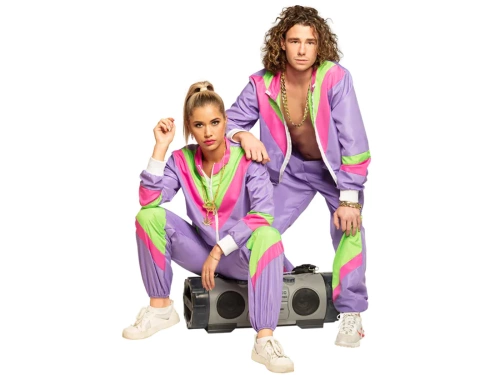 Kostium Disco Dres fioletowy dla kobiety - 1 szt.