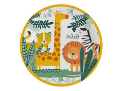 Talerzyki urodzinowe Safari - 23 cm - 8 szt.