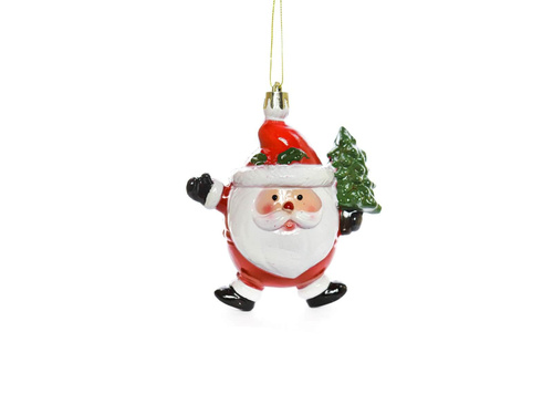 Zawieszka Mikołaj - 11,5 cm - 1 szt.