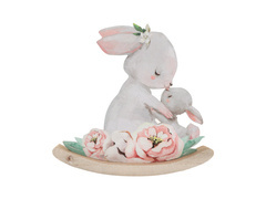 Figurka Zajączki - 13 cm - 1 szt.