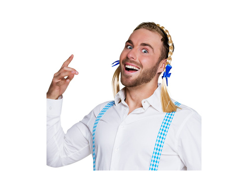 Opaska na głowę Heidi z warkoczami