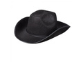 Kapelusz kowbojski czarny - 1 szt.