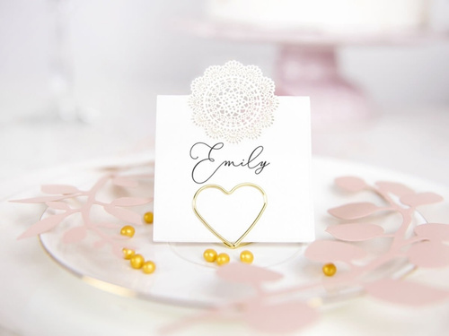 Stojaki na winietki Serca - 25 mm - 10 szt.