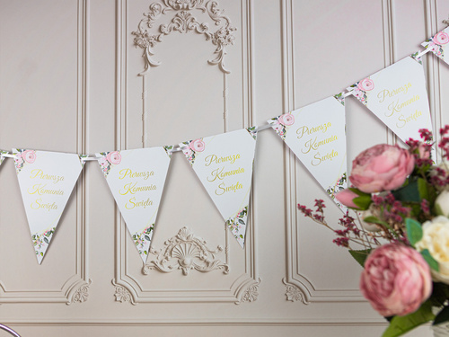 Baner flagi na Komunię Świętą - 5 m