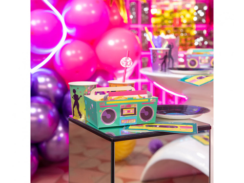 Pudełka na chipsy Retro Disco - 3 szt.