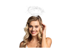 Opaska na głowę aureola biała