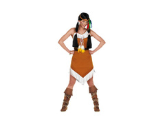 Strój Indianki z opaską z piórami