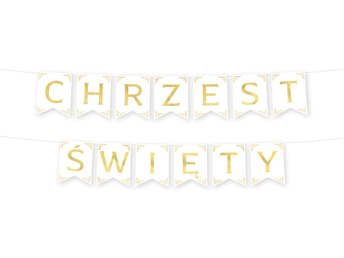 Baner flagi Chrzest Święty - 1,6 m - 1 szt.