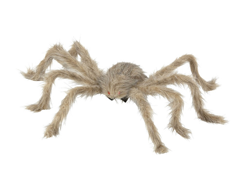 Dekoracja Pająk włochaty na Halloween - 75 cm - 1 szt.