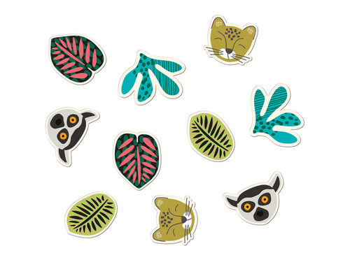 Konfetti urodzinowe Zoo - 45 szt.