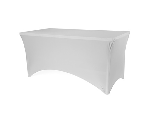 Pokrowiec na stół białym - 183x76x74 cm - 1 szt.