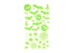 Naklejki świecące w ciemności na Halloween - 1 szt.