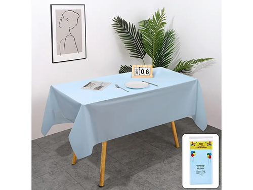 Jasnoniebieska zastawa jednorazowa - 45 szt.