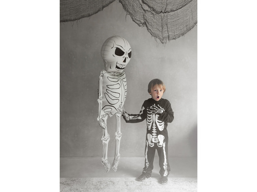 Balon foliowy Szkielet na Halloween - 46x129 cm - 1 szt.