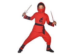 Kostium Wojownik Ninja czerwony
