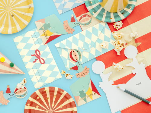 Zaproszenia urodzinowe Foką - 6 szt.