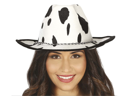 Kapelusz kowbojski aksamitny - 1 szt.