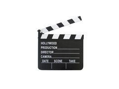 Dekoracja Klaps filmowy - 1 szt.