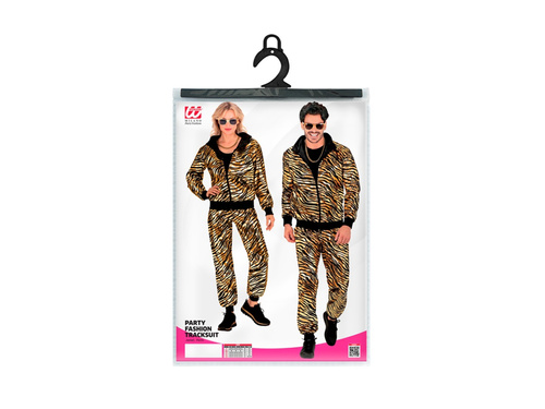 Strój imprezowy - złoty metaliczny zebra (dres)