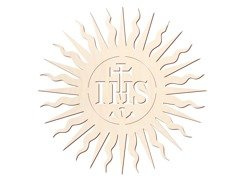 Dekoracja drewniana na Komunię