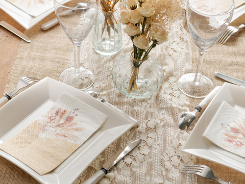 Szklany wazonik okrągły przezroczysty - 1 szt.