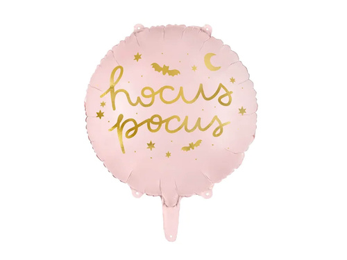 Balon foliowy Hocus Pocus różowy - 35 cm - 1 szt