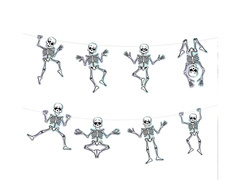 Girlanda Szkielety - 200 cm - 1 szt.