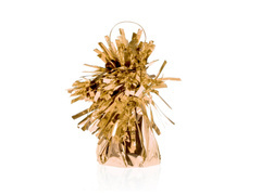 Obciążnik foliowy do balonów napełnionych helem - różowe złoto - 145 g