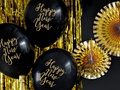 Balony Happy New Year - 30 cm - 6 szt.