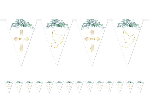 Baner flagi na Komunię Świętą - 5 m