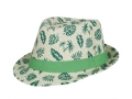 Kapelusz hawajski Liście tropikalne dla dzieci - 1 szt.
