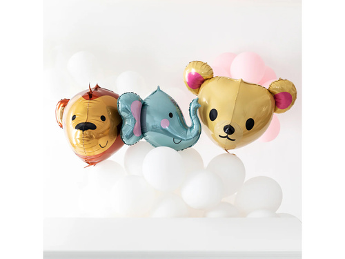 Balon foliowy Miś 3D - 59 x 58 cm - 1 szt.