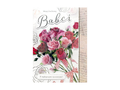 Kartka z kopertą na Dzień Babci - 1 szt.