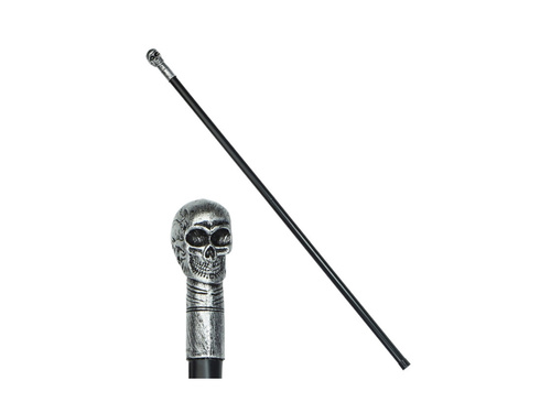 Składana laska z czaszką - 105 cm