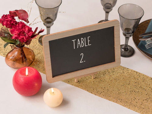 Szklany wazonik miedziany - 1 szt.