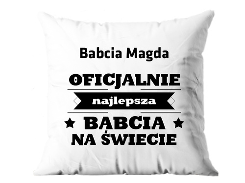 Poszewka personalizowana na dzień babci - 1 szt.