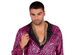 Złoty łańcuch Pimp - 80 cm - 1 szt.