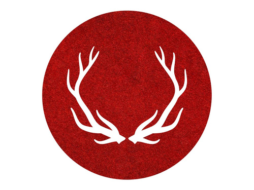 Podstawka pod kubek - Renifer - 10 cm - 4 szt.