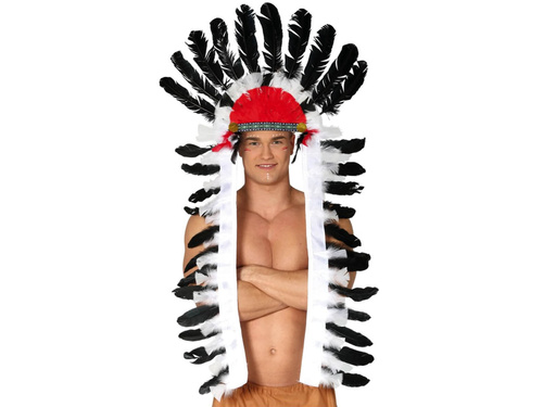 Duży pióropusz indiański - 1 szt.