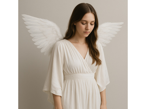 Skrzydła anioła białe - 70 x 40 cm - 1 szt.