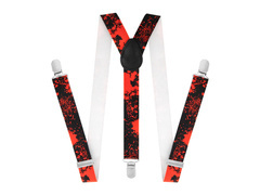 Zakrwawione szelki czarne na Halloween