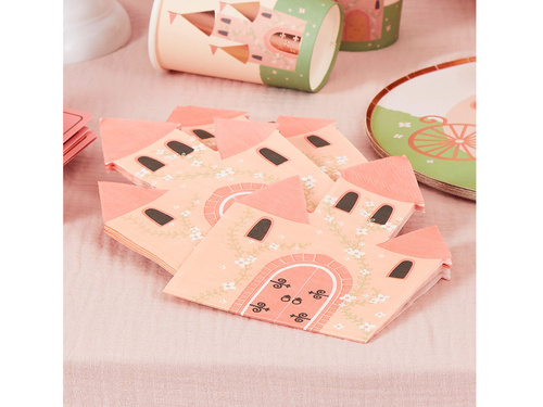 Serwetki urodzinowe Pałac - 16cm x 11.5cm - 16 szt.