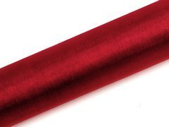 Organza gładka czerwona - 16 cm x 9 metrów