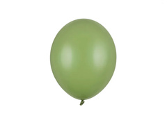 Balony pastelowe zielone - 27 cm - 100 szt.