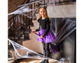 Spódniczka tutu na Halloween fioletowa z lampkami LED - 1 szt.